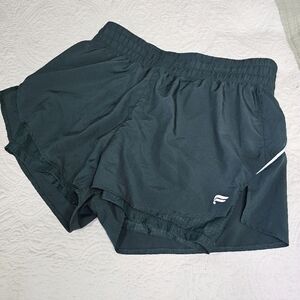 Womens Medium Fabletics 2-In-1 Reflective Shorts